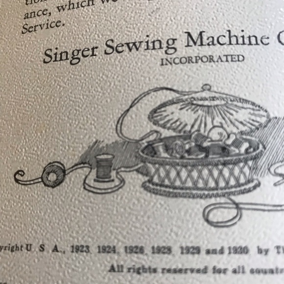 Vintage 1920s Singer Sewing Mschine booklet, very clean! - Picture 8 of 9